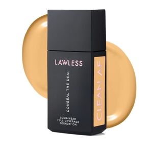 NIB LAWLESS Conceal the Deal Foundation Tawny Medium Tan With Neutral Undertones